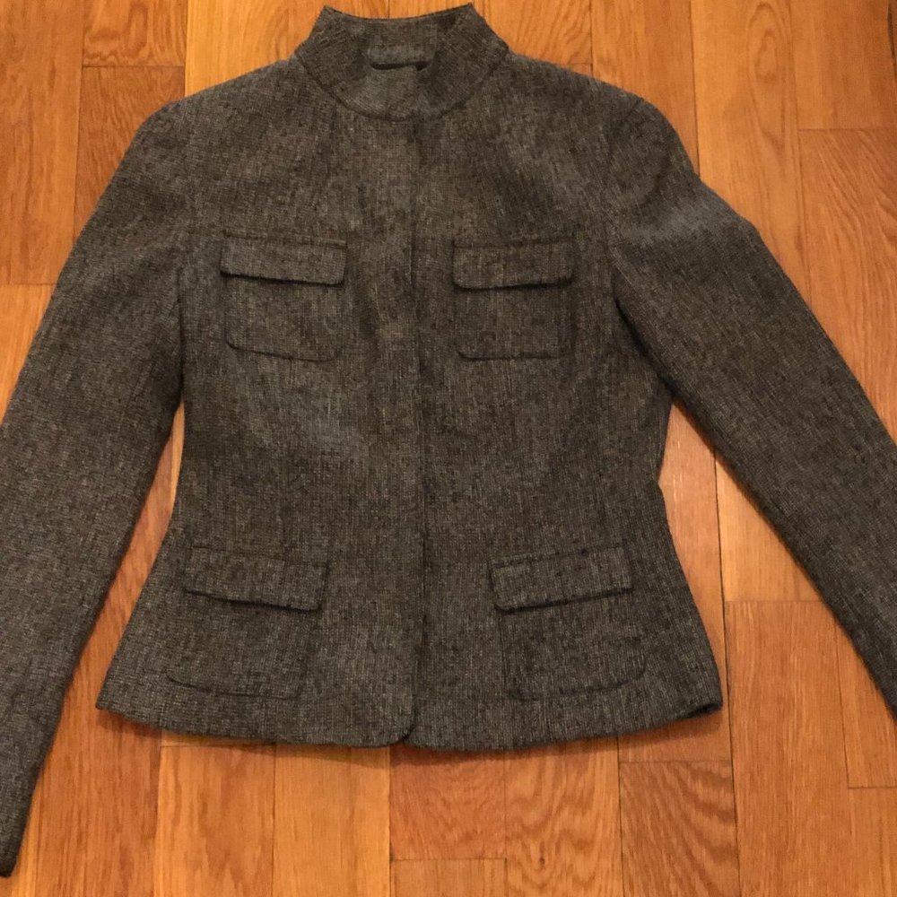 Tahari Black/White Blazer w/Style, Size XS/S